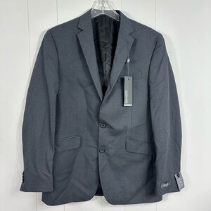 NWT Kenneth Cole Reaction The Slim Collection Gray Sz 40 R  Separate Coat Suit